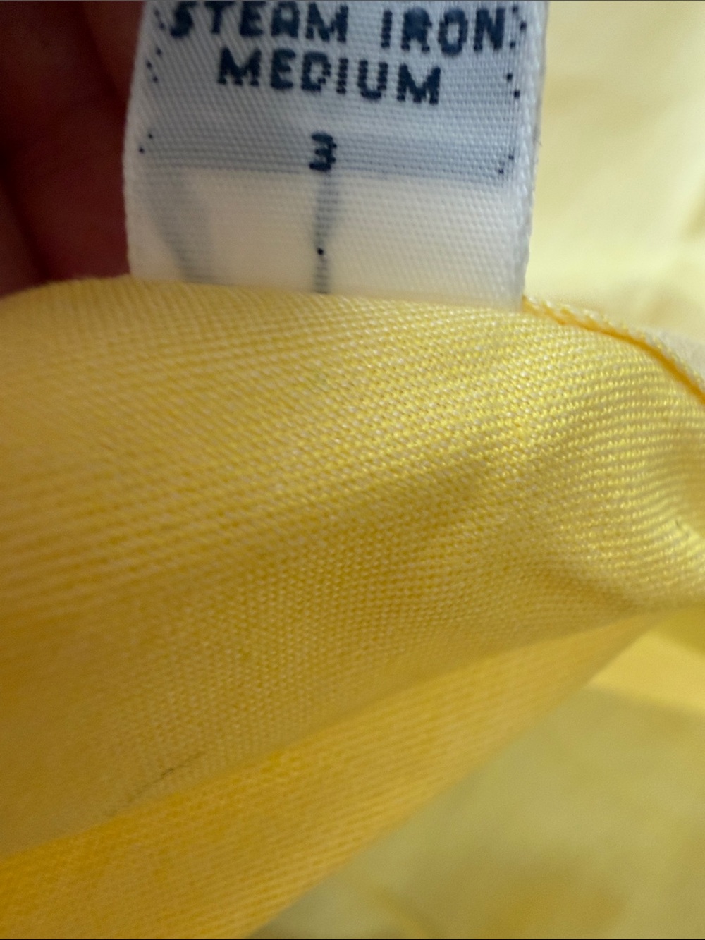 Polo by Ralph Lauren Men's bright Yellow long sleeve Dress Shirt 15,5 / 35 - Picture 7 of 10